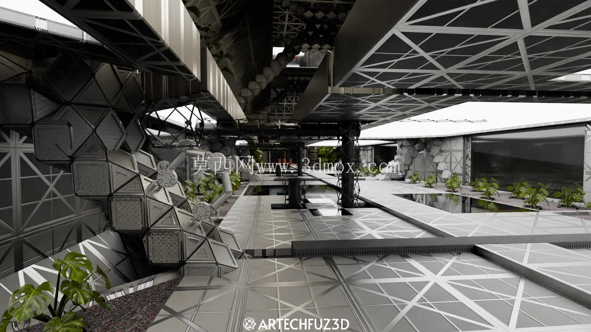 面向NASA太空任务的自主模块化水循环与农业概念设计:机器人组装与装备挑战