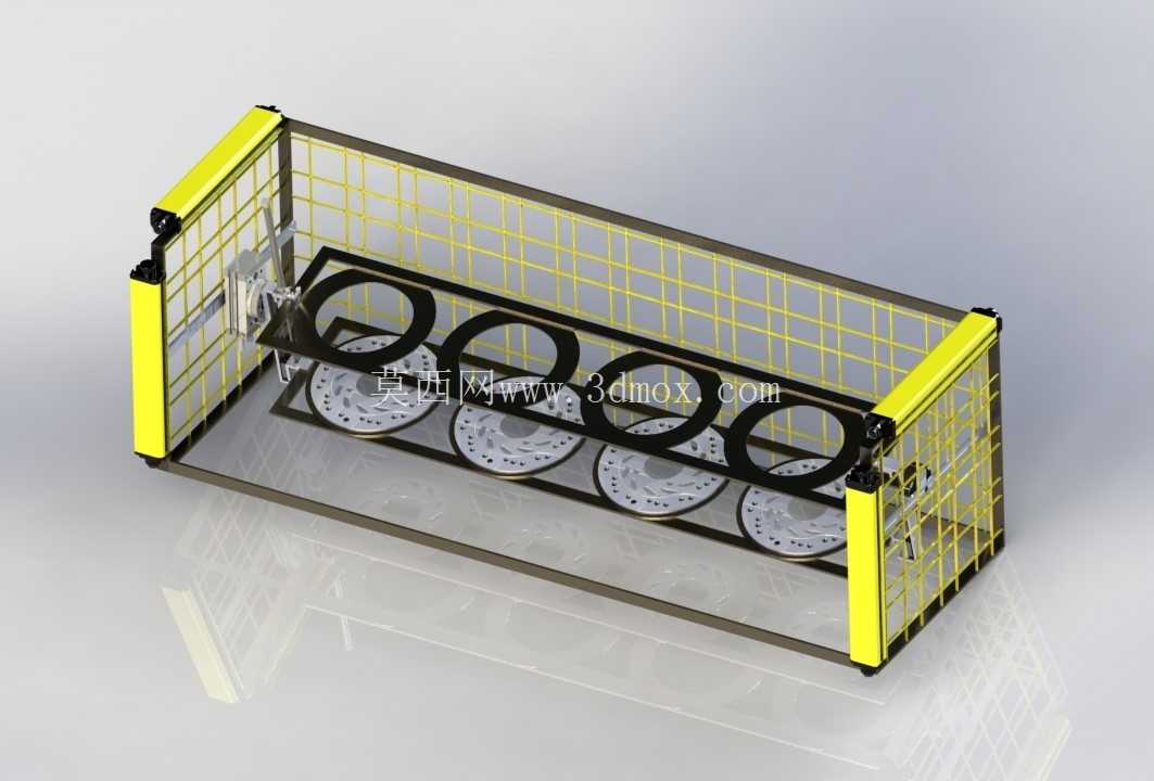 �ƶ��������Զ����� / Virador autom��tico para pintura de discos de freio
