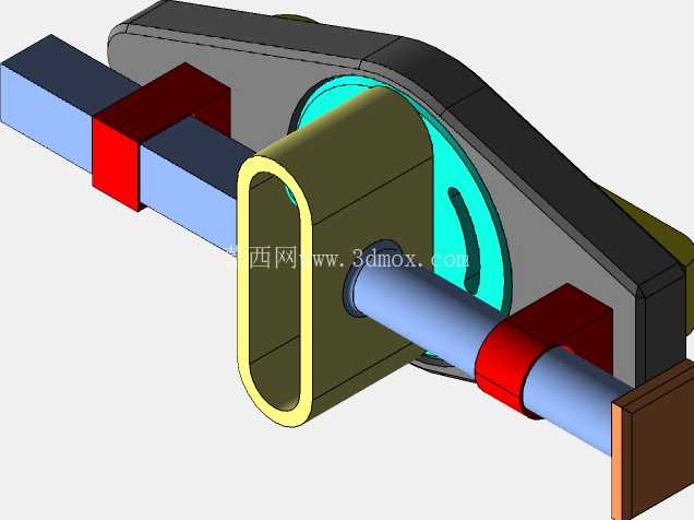 Scotch Yoke SolidWorks 3D建模