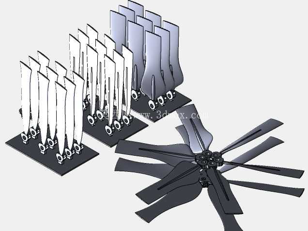 Propellergruppe 3D Druck 和 3D Steuerung