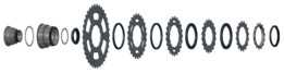 Shimano MF-HG40-6 飞轮