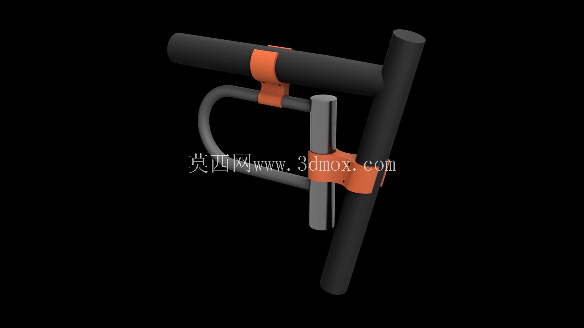 自行车U型锁架