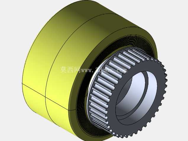 CloudWheel Discovery 40t HDT5 带压入式轴承皮带轮