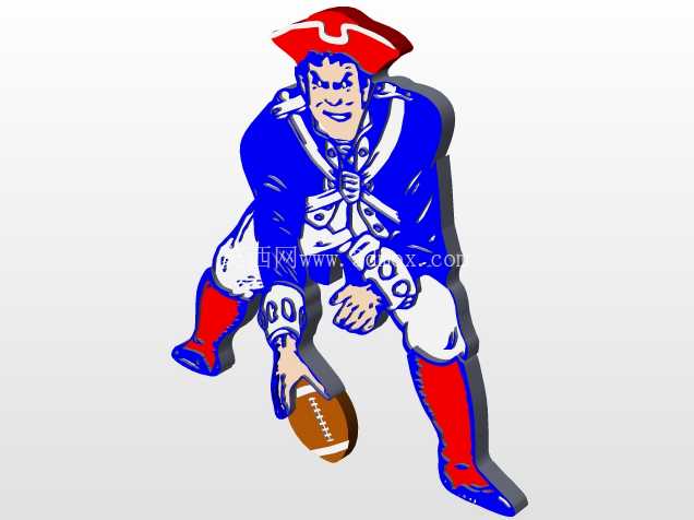 3D Pat Patriot