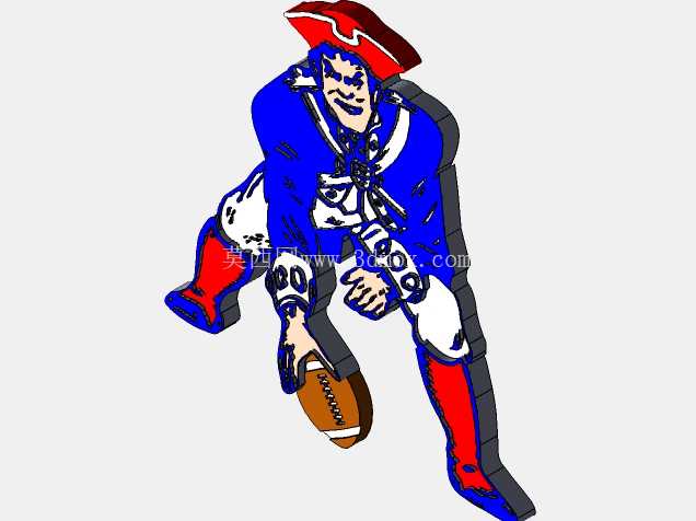 3D Pat Patriot