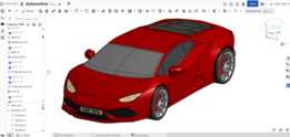 兰博基尼 Huracan LP 6104 Onshape 模型 - 车身 3D CAD 设计