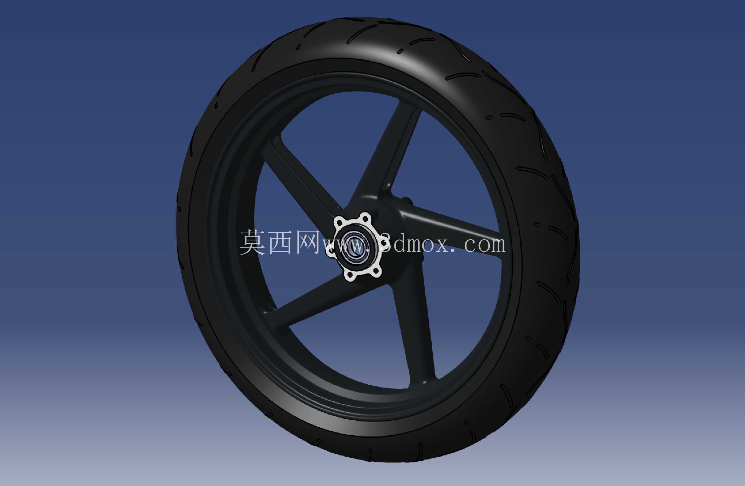 Aprilia RS250 前轮及轮胎总成
