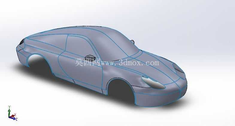 �� Solidworks �н�ģ����Ⱦ��ʱ�� 911 Carrera