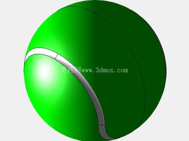 在 Solidworks 中设计网球
