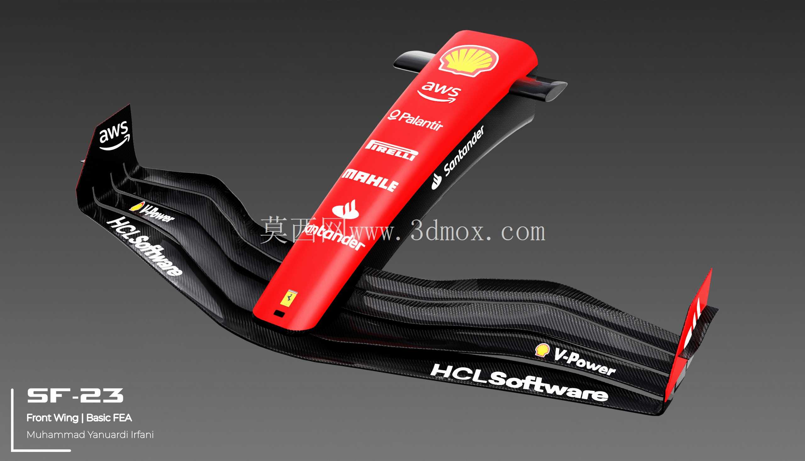 F1 SF-23 前翼基本有限元分析