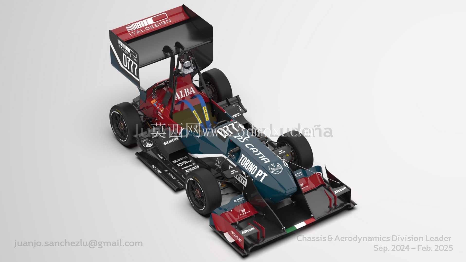 Formula Student SC19 全新前翼和侧箱空气动力学套件