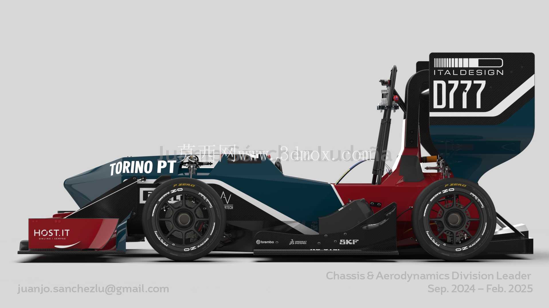 Formula Student SC19 全新前翼和侧箱空气动力学套件