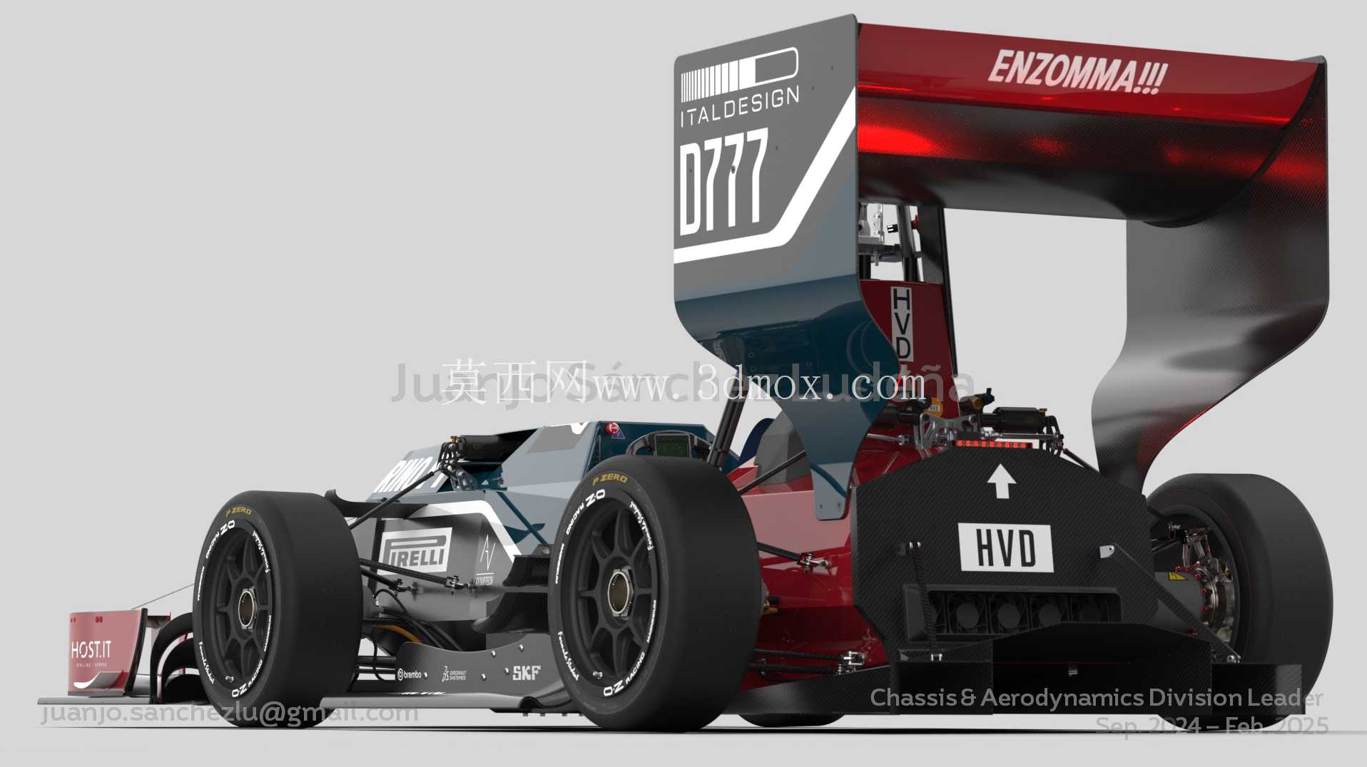 Formula Student SC19 全新前翼和侧箱空气动力学套件