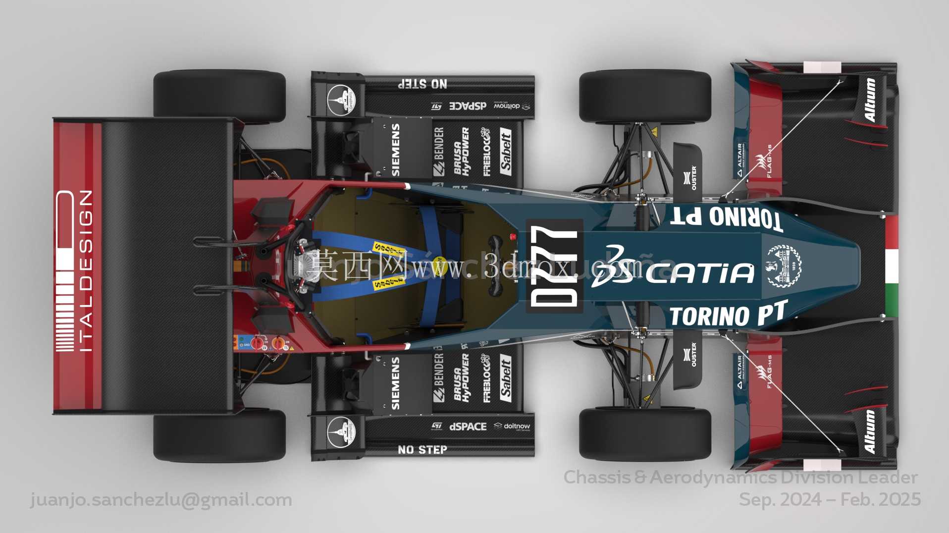 Formula Student SC19 全新前翼和侧箱空气动力学套件