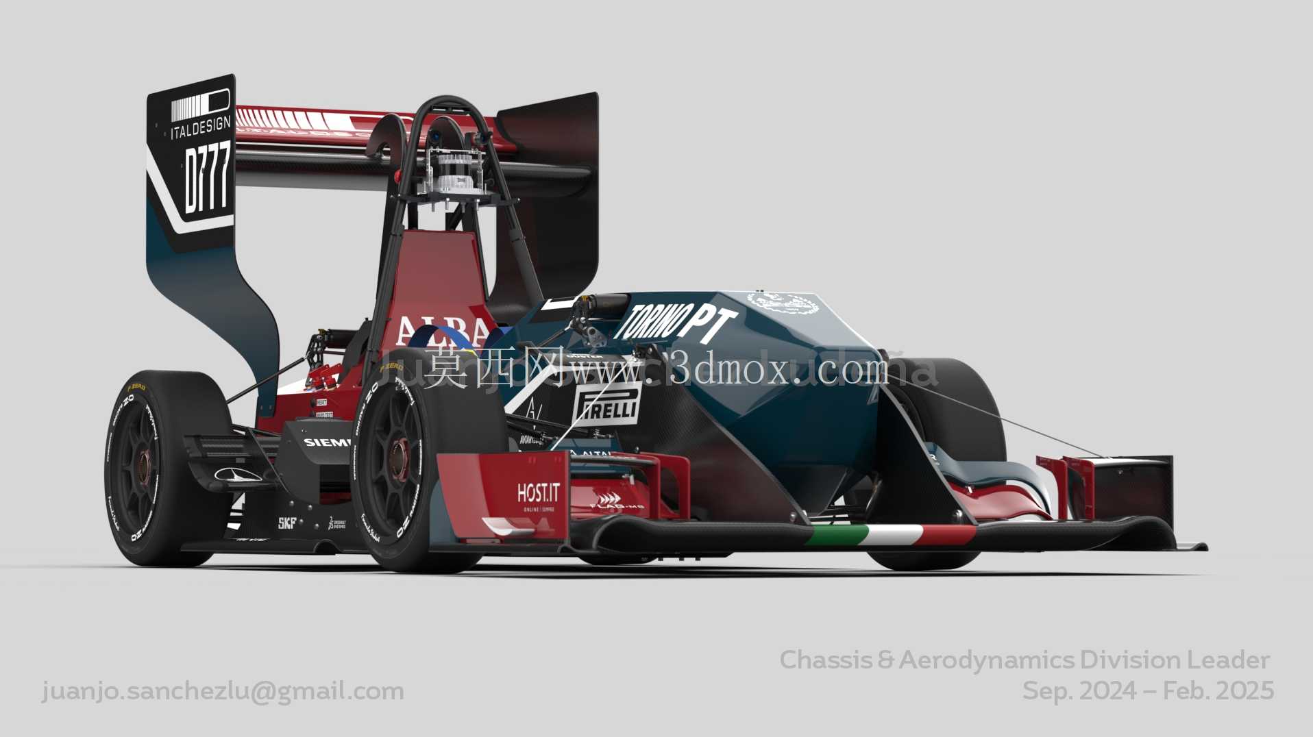 Formula Student SC19 全新前翼和侧箱空气动力学套件