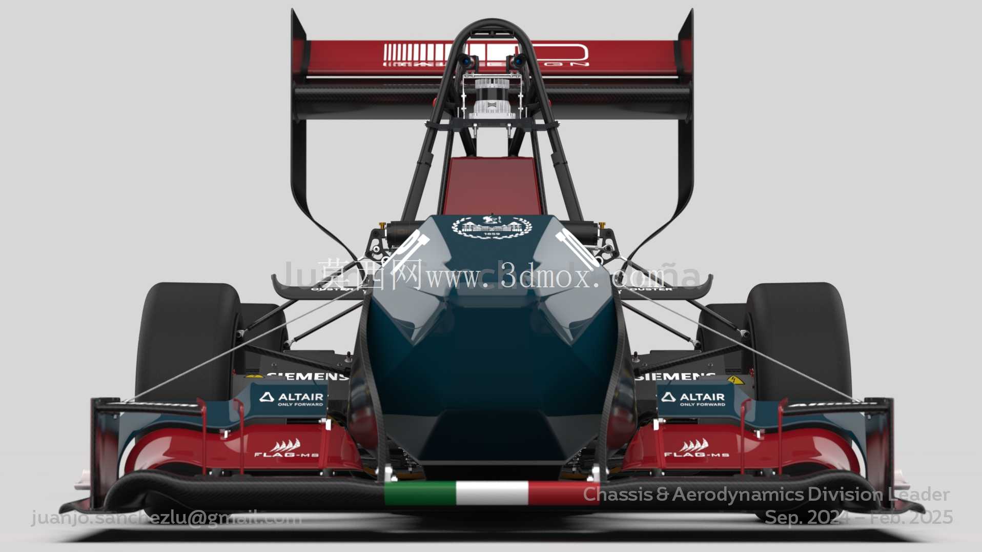 Formula Student SC19 全新前翼和侧箱空气动力学套件