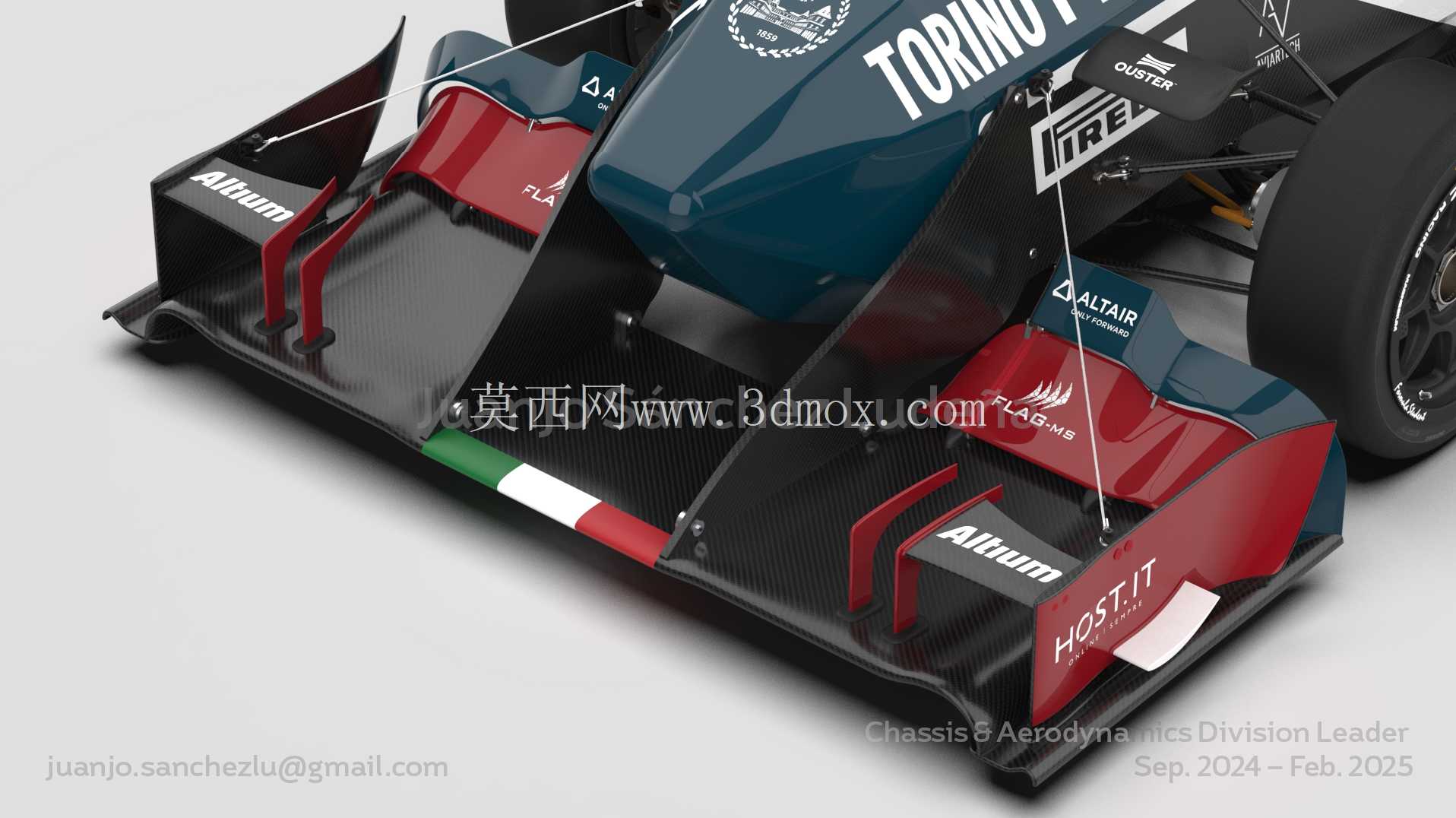 Formula Student SC19 全新前翼和侧箱空气动力学套件