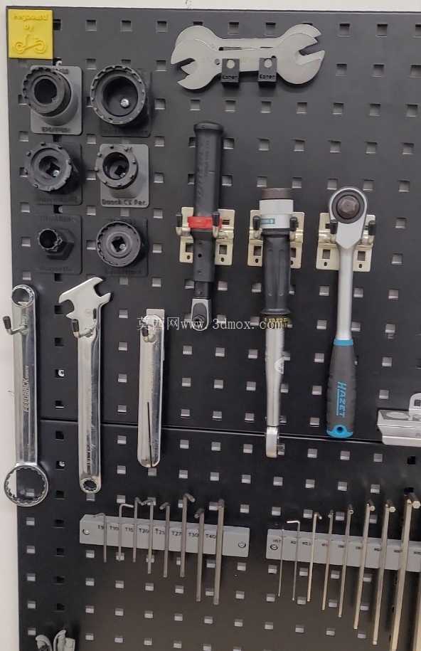 工具挂板收纳架系列,通用款和自行车专用款。