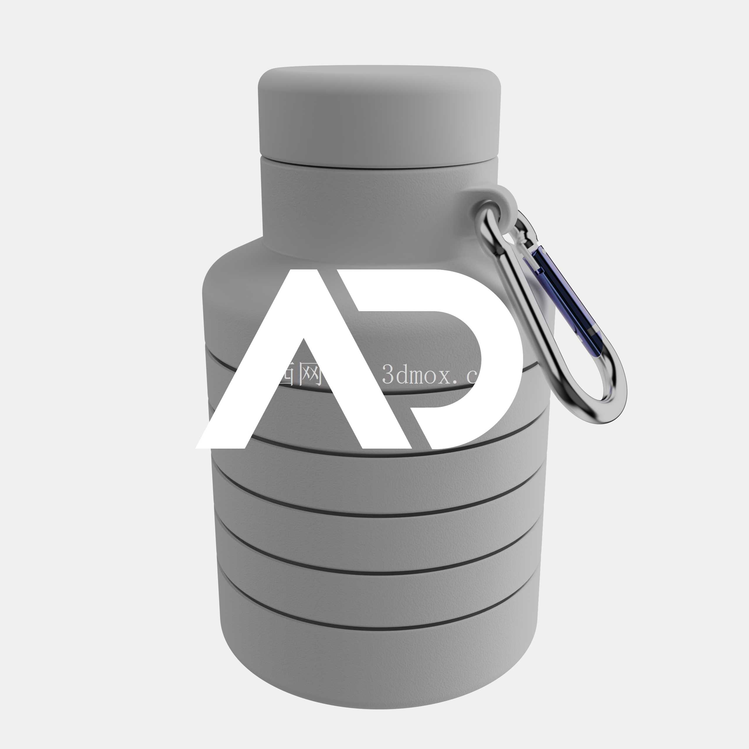 可伸缩压缩水瓶 3D 模型