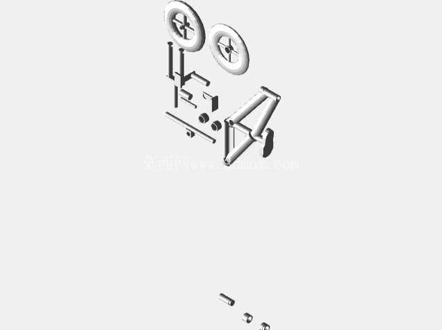 迷你3D打印自行车