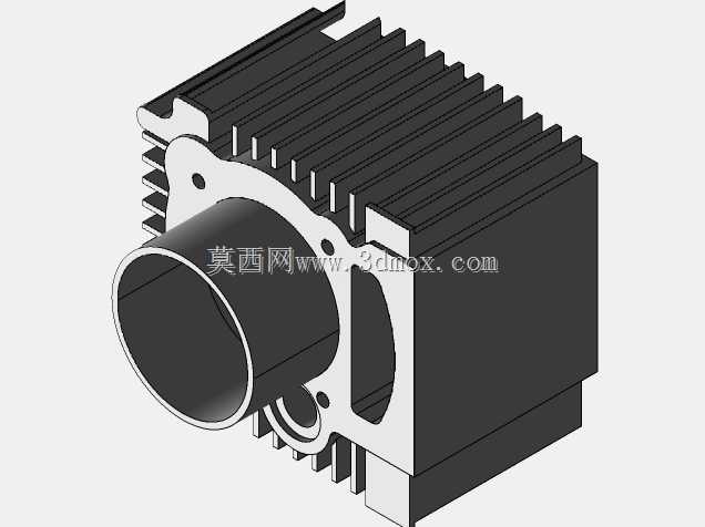 CyLinderblock with fins