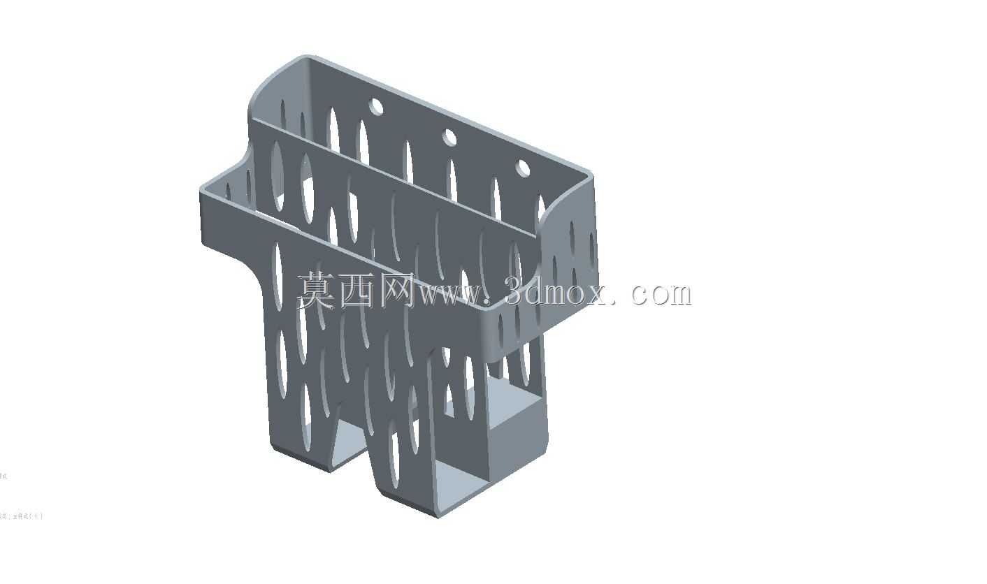 放置手机的3D打印盒挂在墙上