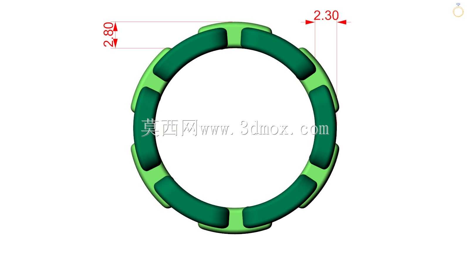 链状金戒指