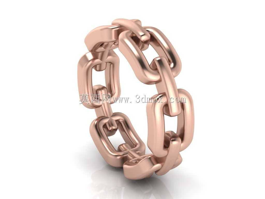 链状金戒指