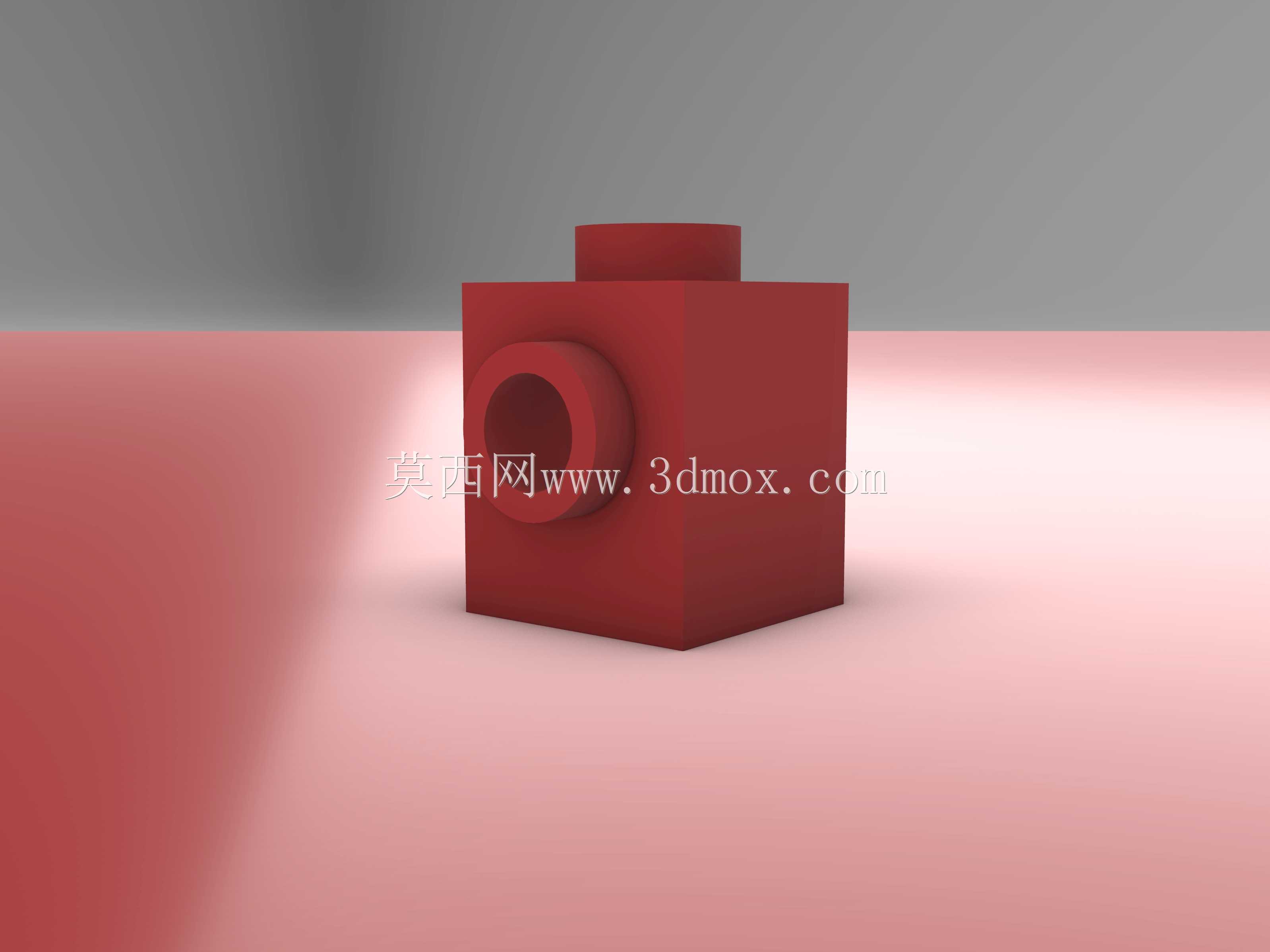 乐高积木-带1个旋钮的1X1