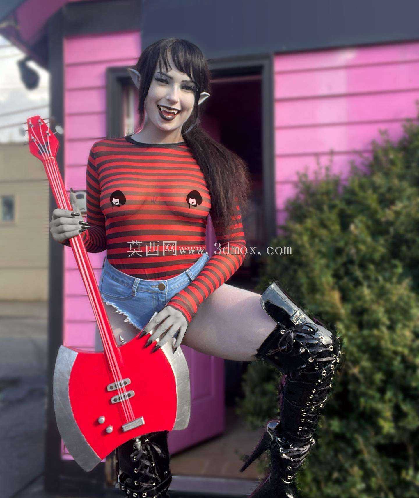 冒险时间Marceline的低音斧