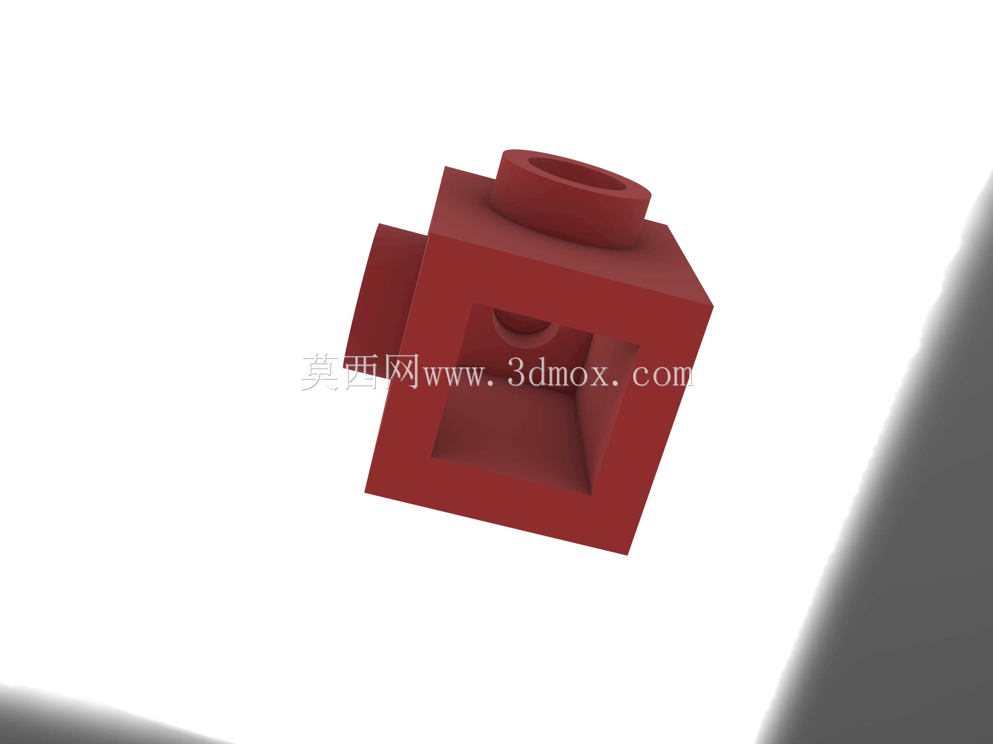 乐高积木-1X1,相邻面上有2个旋钮