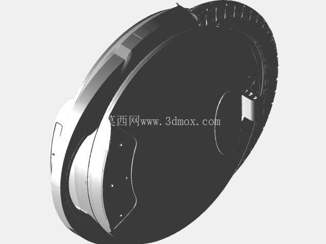 Inmotion V8F EUC �� 3D ɨ��ͼ�����п� 3D ��ӡ�Ķ���Ь���