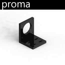 中国激光HTD3M NEMA 23步进电机支架(Proma出品)
