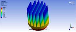 使用 ANSYS 对翅片式散热器进行热分析