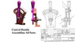 如何在Solidworks装配体中创建控制手柄装配体及所有零件(附视频教程)
