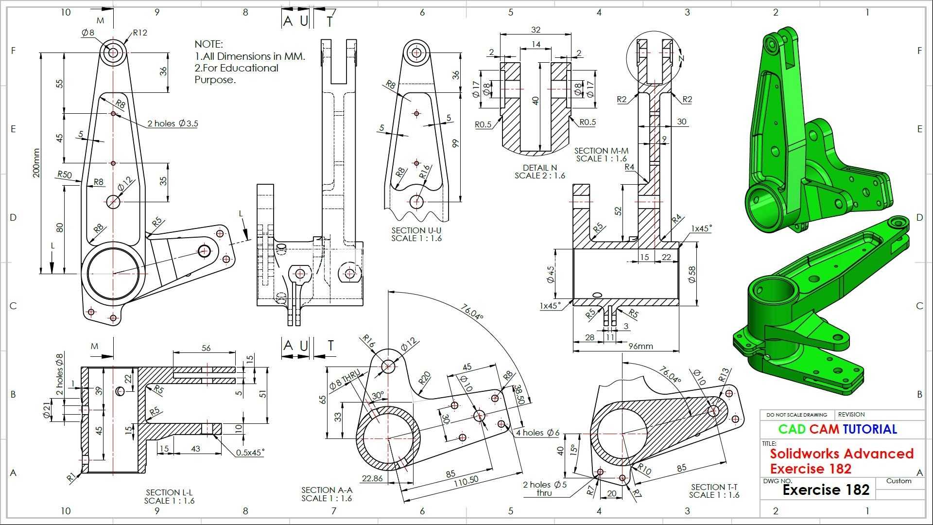 SolidWorks �߼��̳���ϰ 182