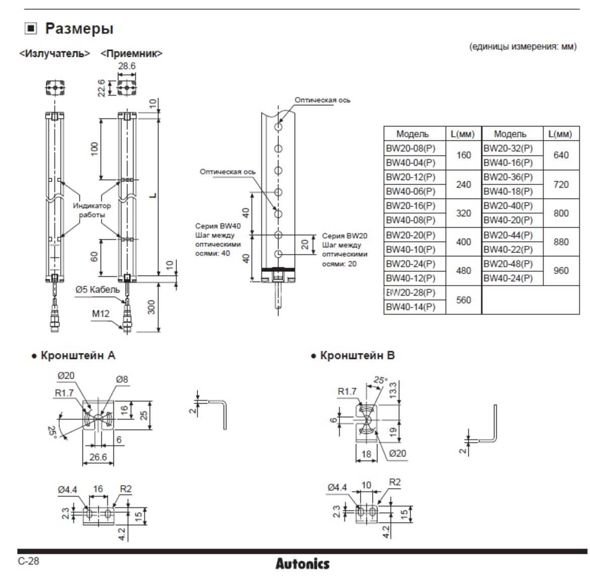 Autonics BW20-08P