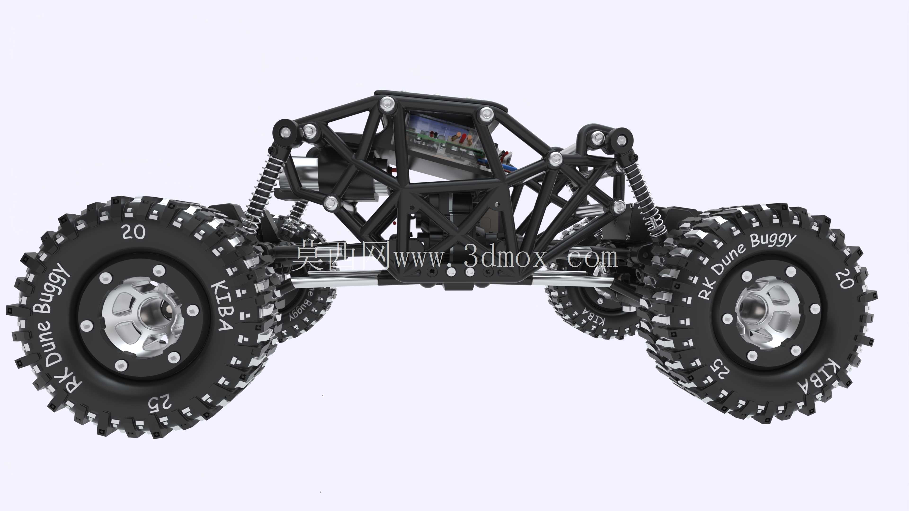 3D打印攀岩车微型遥控车
