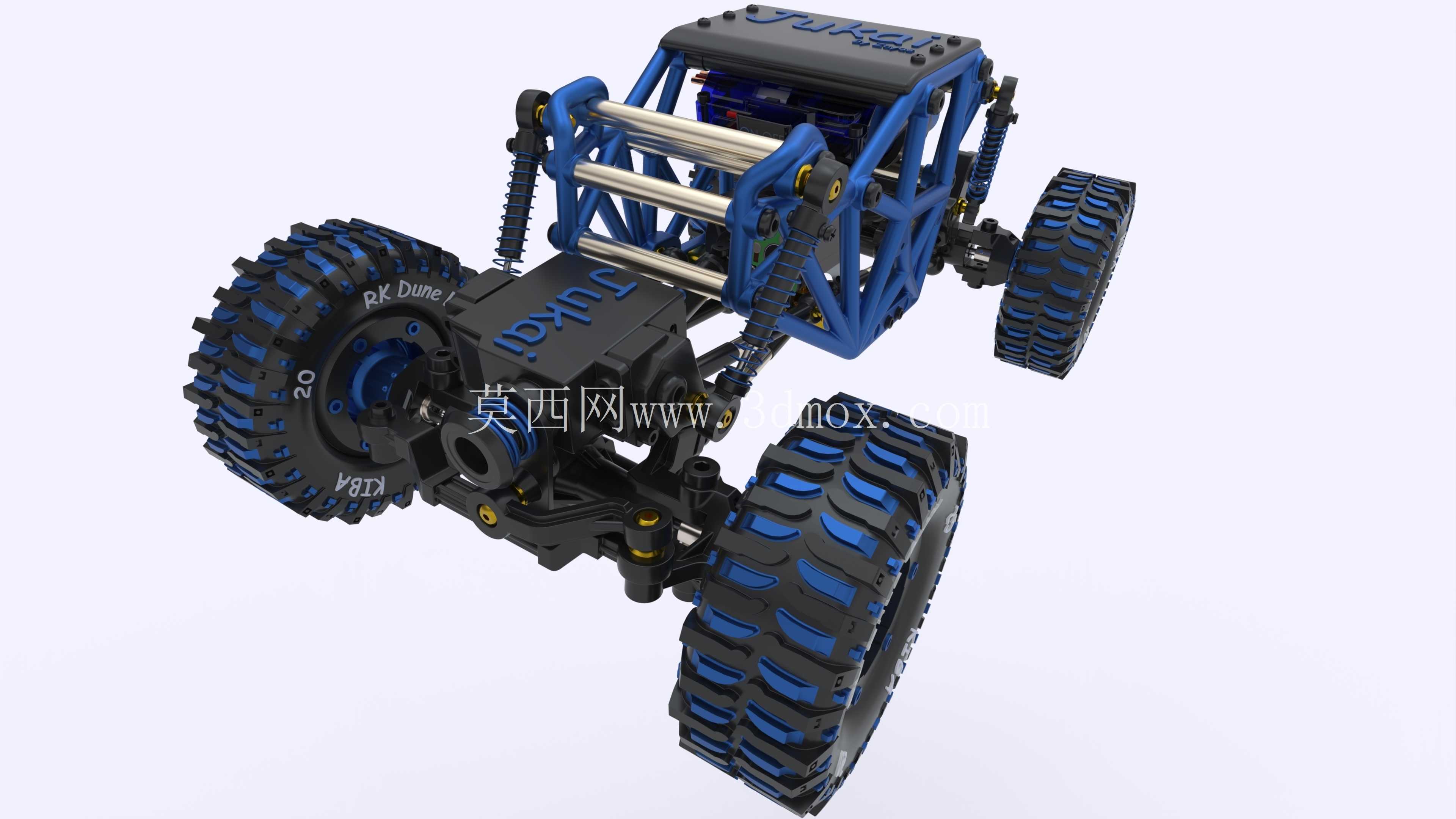 3D打印攀岩车微型遥控车