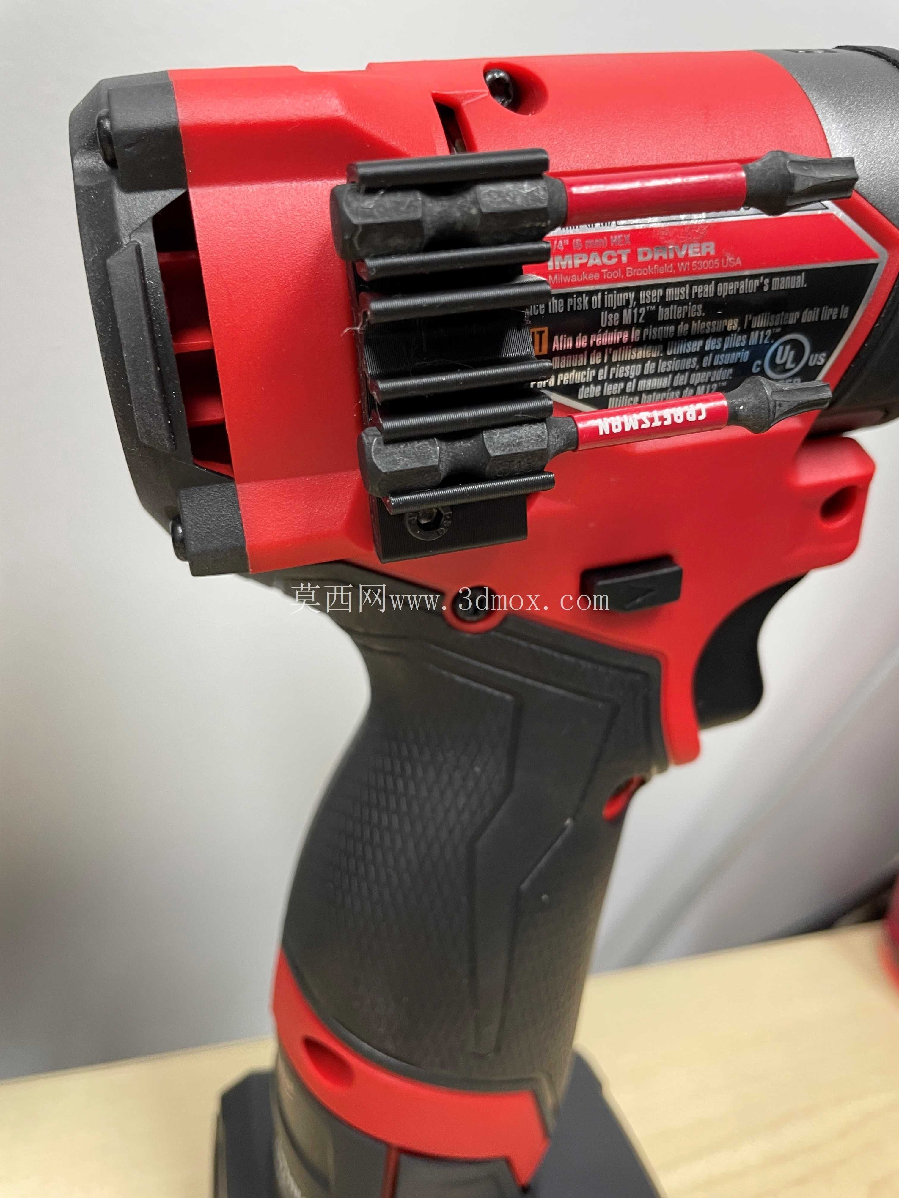 适用于 Milwaukee M12 Fuel 六角冲击起子的批头座