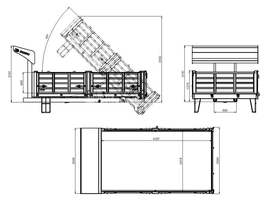 Caja volcadora����ʽ��ж����(TCV081)