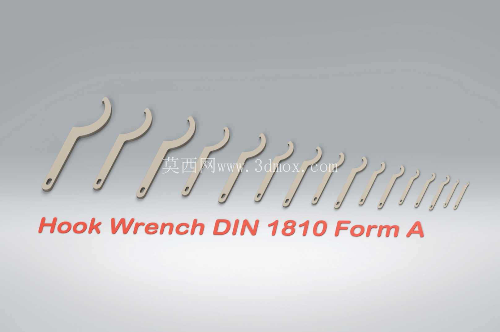 钩形扳手 DIN 1810