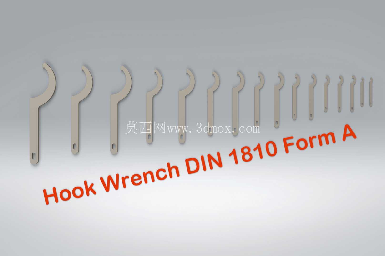 钩形扳手 DIN 1810
