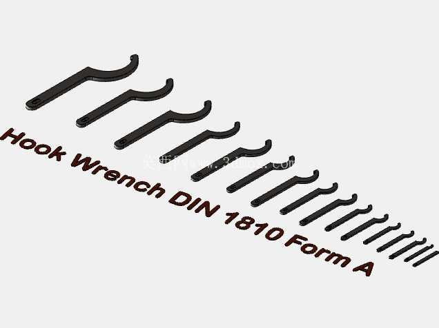 钩形扳手 DIN 1810