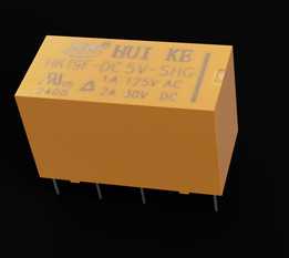 双刀双掷继电器PCB安装