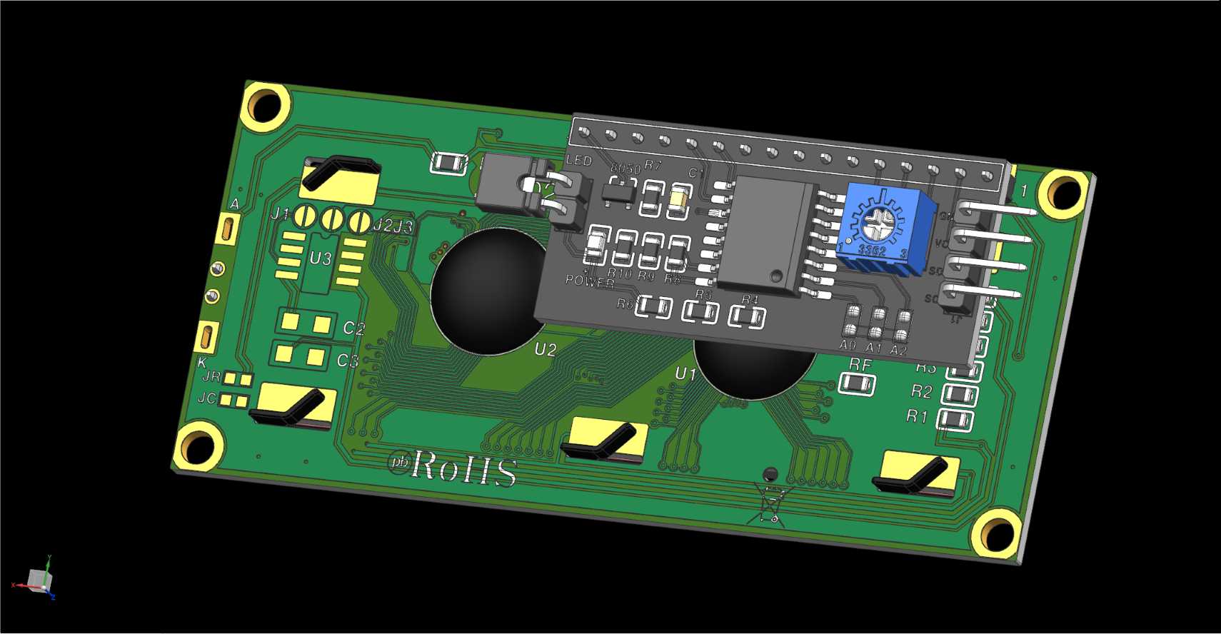1602A / I2C LCD 显示模块(适用于 Arduino)