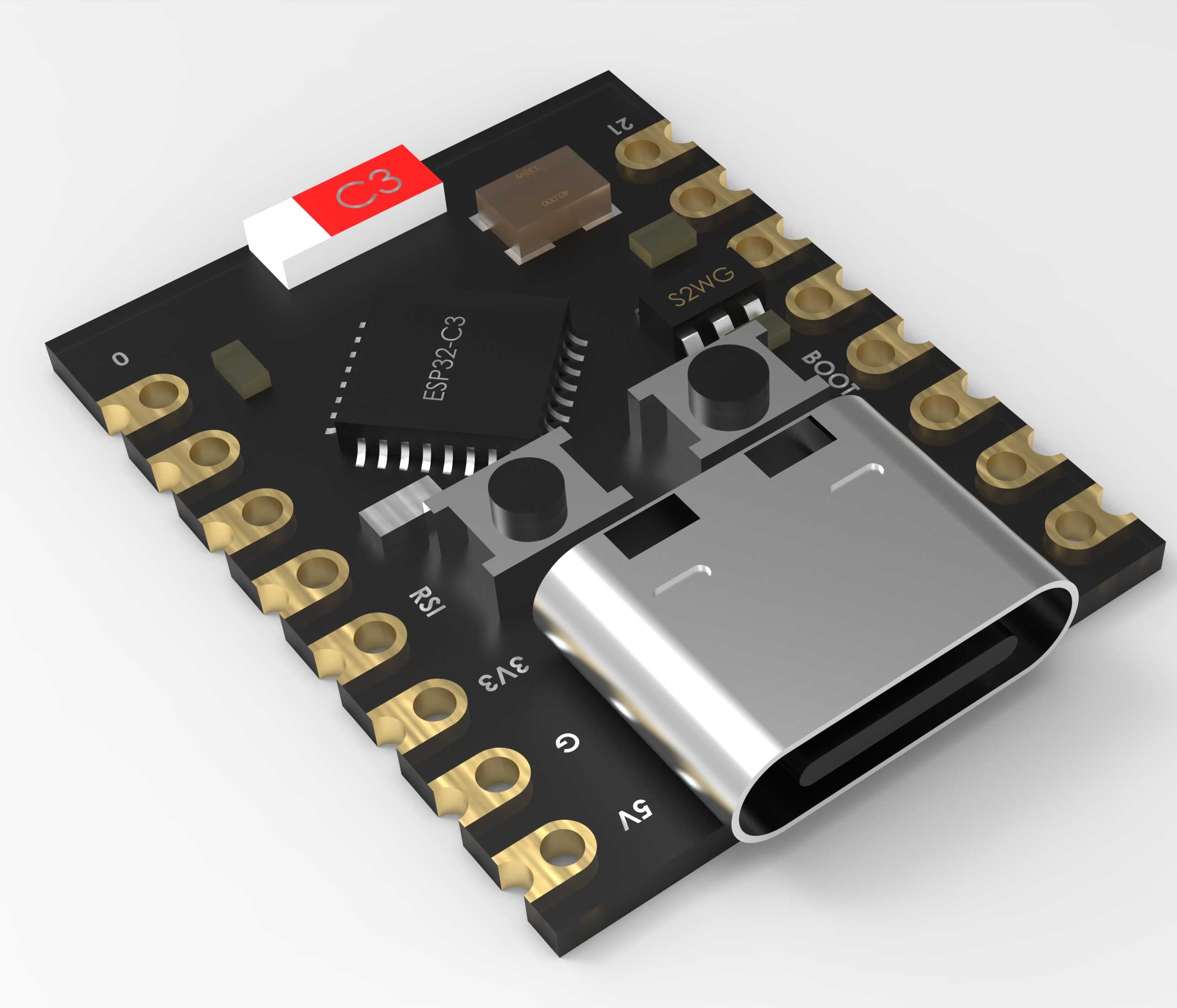 MC ESP32-C3 �����㣨��ɫ����ɫ����ɫ��