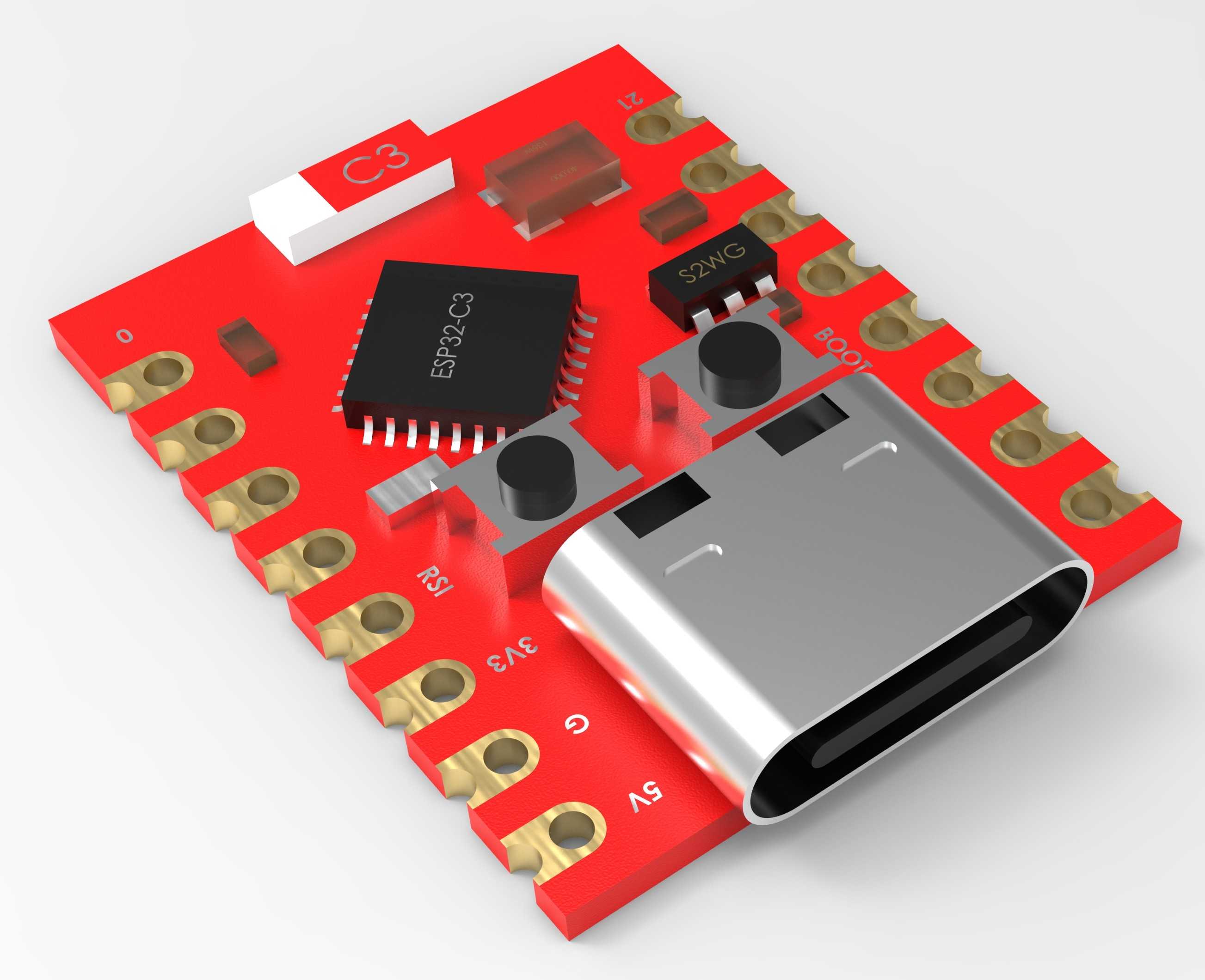 MC ESP32-C3 �����㣨��ɫ����ɫ����ɫ��