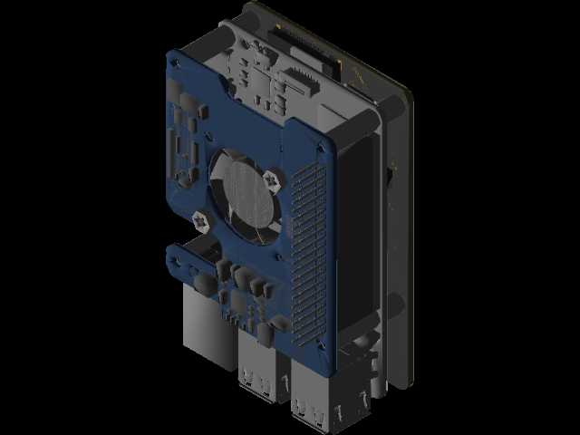 树莓派 5 Pimoroni NVME Waveshare PoE 型号(非网状,可分离)