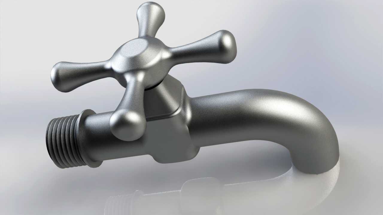 Solidworks��ˮ��ͷ��2��